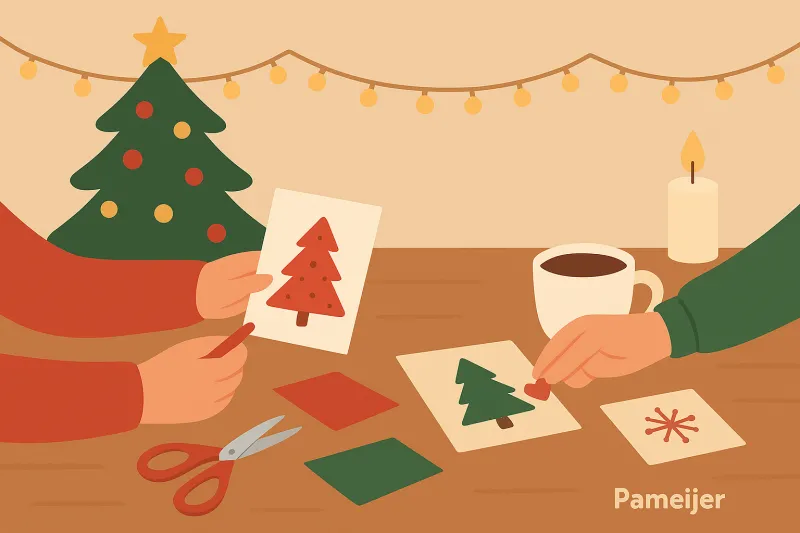 Kerstkaarten maken