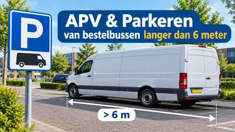 Parkeren van bussen langer dan 6 meter